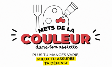 Mets de la couleur dans ton assiette