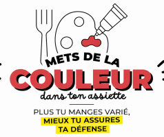 Mets de la couleur dans ton assiette